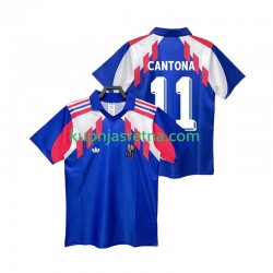 Muškarci Domaći Home Dresova Francuska CANTONA 11 Retro 1990 Kratkih Rukava