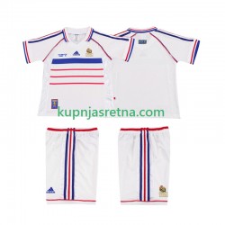 Dječja Gostujući Away Dresova Francuska Retro 1998 Kratkih Rukava