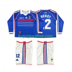 Dječja Domaći Home Dresova Francuska Henry 12 Retro 1998 Dugim Rukavima