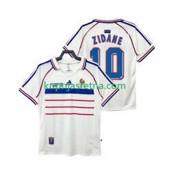 Muškarci Gostujući Away Dresova Francuska ZIDANE 10 Retro 1998 Kratkih Rukava