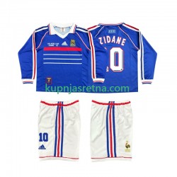 Dječja Domaći Home Dresova Francuska ZINANE 10 Retro 1998 Dugim Rukavima