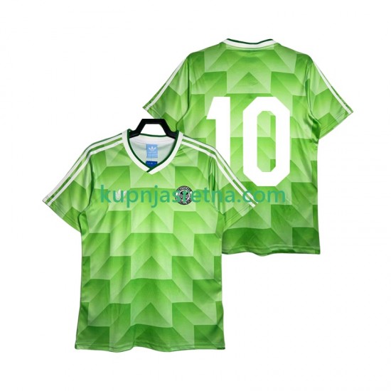 Muškarci Gostujući Away Dresova Njemačka 10 Retro 1990 Kratkih Rukava