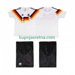 Dječja Domaći Home Dresova Njemačka Retro 1990 Kratkih Rukava Dječja Domaći Home Dresova Njemačka Retro 1990 Kratkih Rukava