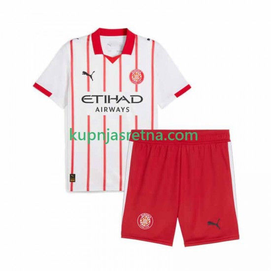 Dječja Domaći Home Dresova Girona 2025-2026 Kratkih Rukava