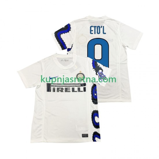 Muškarci Gostujući Away Dresova Inter Milan ETOL 9 Retro 2010 2011 Kratkih Rukava