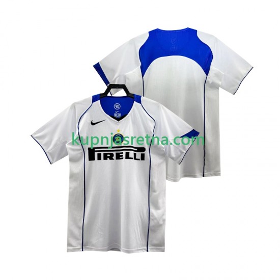 Muškarci Gostujući Away Dresova Inter Milan Retro 2004 2005 Kratkih Rukava