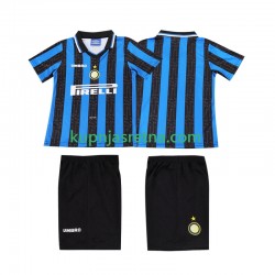 Dječja Domaći Home Dresova Inter Milan Retro 1997 1998 Kratkih Rukava
