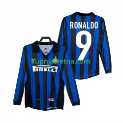 Muškarci Domaći Home Dresova Inter Milan Ronaldo 9 Retro 1998 1999 Dugim Rukavima