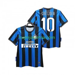 Muškarci Domaći Home Dresova Inter Milan SNEIJDER 10 Retro 2009 2010 Kratkih Rukava