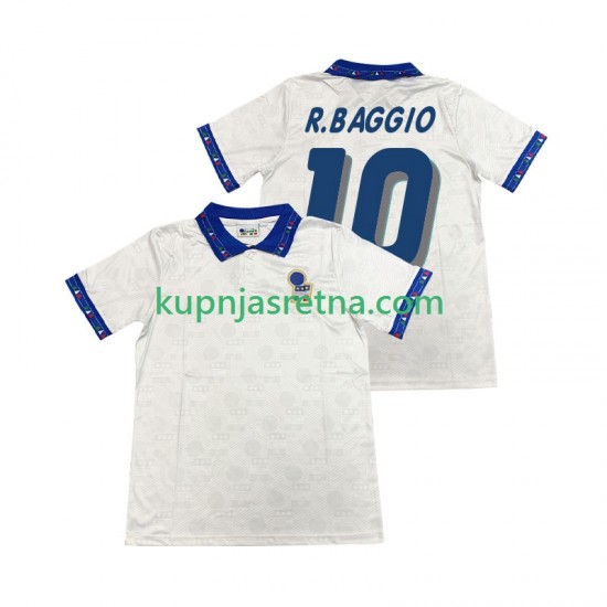 Muškarci Gostujući Away Dresova Italija Roberto Baggio 10 Retro 1994 Kratkih Rukava