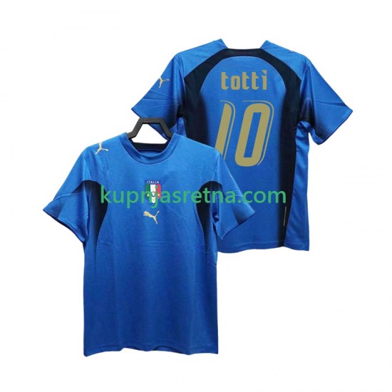 Muškarci Domaći Home Dresova Italija Totti 20 Retro 2006 Kratkih Rukava