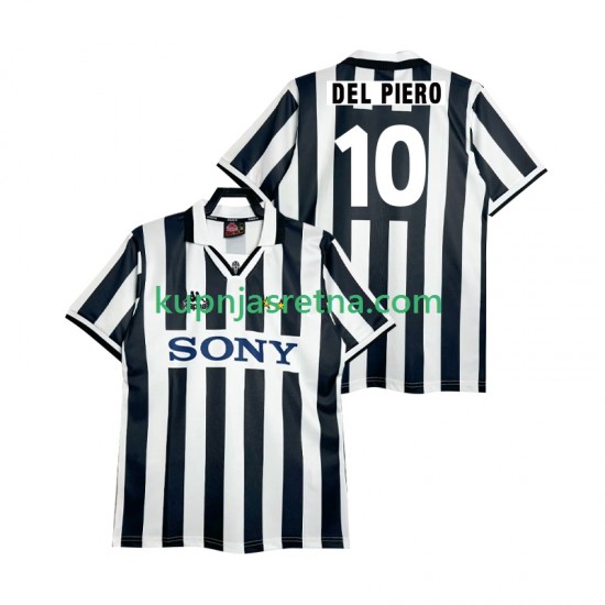 Muškarci Domaći Home Dresova Juventus DEL PIERO 10 Retro 1995 1996 Kratkih Rukava