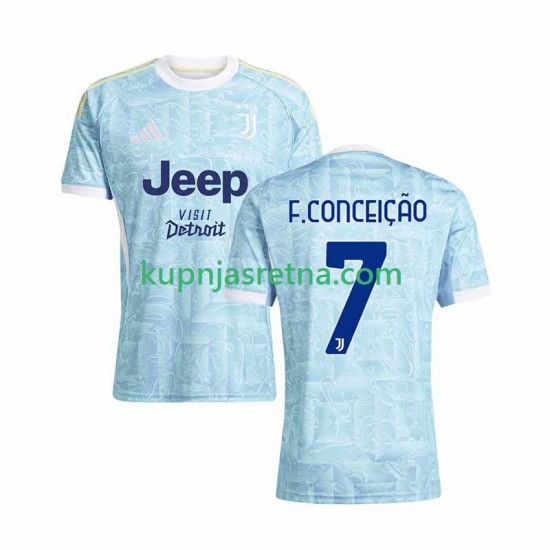 Muškarci Gostujući Away Dresova Juventus Francisco Conceicao 7 2025-2026 Kratkih Rukava