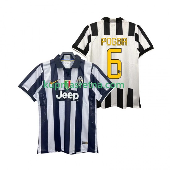 Muškarci Domaći Home Dresova Juventus Pogba 6 Retro 2014 2015 Kratkih Rukava