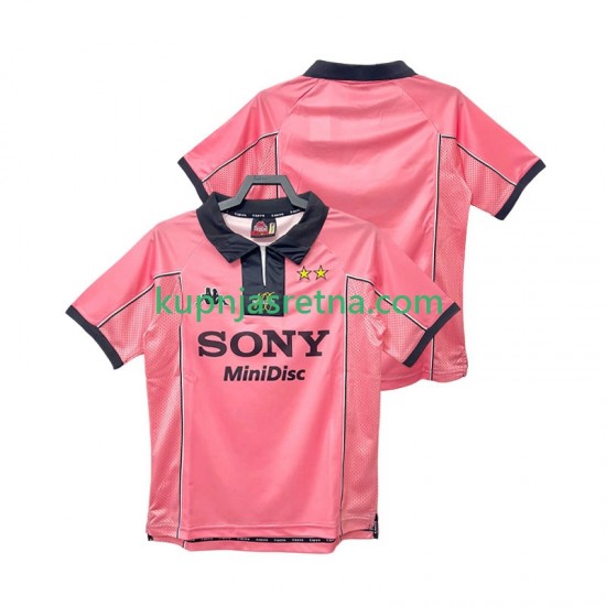 Muškarci Gostujući Away Dresova Juventus Retro 1997 1998 Kratkih Rukava