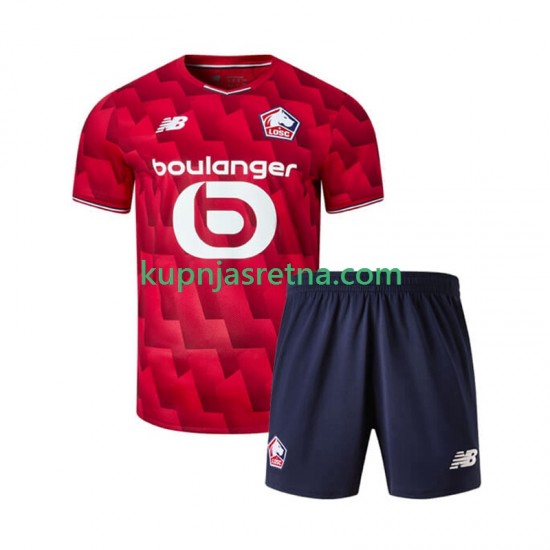 Dječja Domaći Home Dresova LOSC Lille 2025-2026 Kratkih Rukava