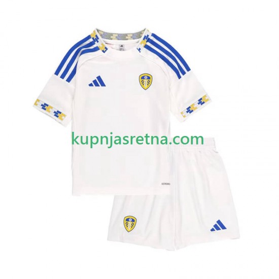 Dječja Domaći Home Dresova Leeds United 2025-2026 Kratkih Rukava
