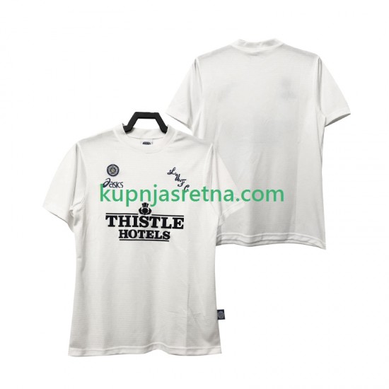 Muškarci Domaći Home Dresova Leeds United Retro 1995 1996 Kratkih Rukava