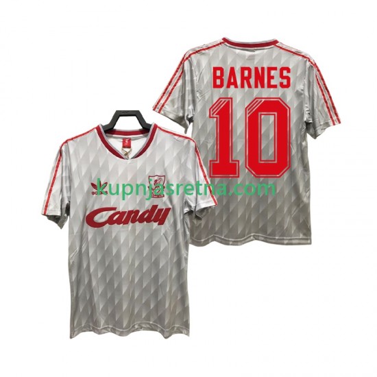 Muškarci Gostujući Away Dresova Liverpool BARNES 10 Retro 1989 1991 Kratkih Rukava