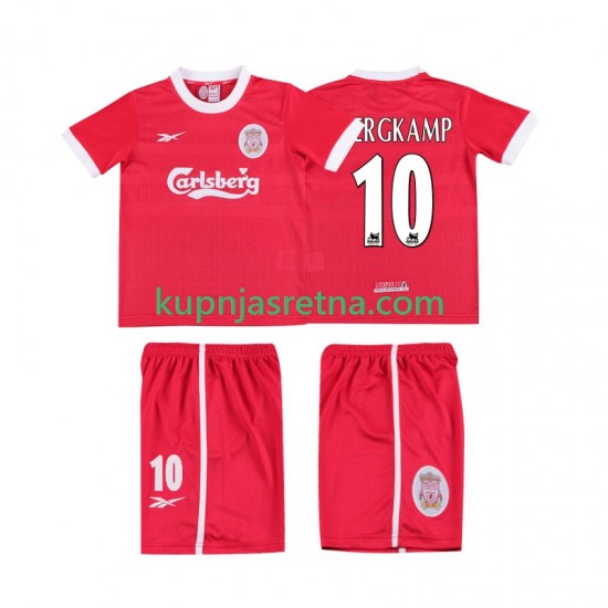Dječja Domaći Home Dresova Liverpool BERGKAMP 10 Retro LWP 1997 1998 Kratkih Rukava