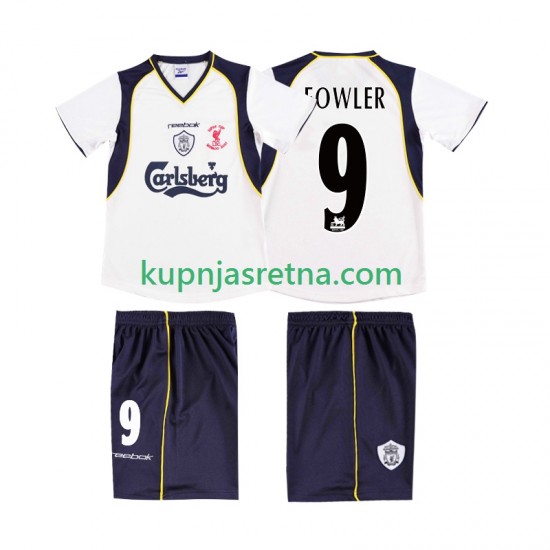 Muškarci Gostujući Away Dresova Liverpool FOWLER 9 Retro LWP 2001 2002 Kratkih Rukava