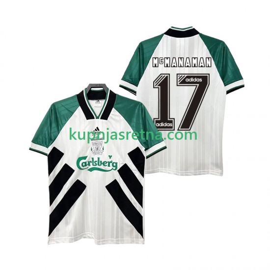 Muškarci Gostujući Away Dresova Liverpool MCMANAMAN 17 Retro 1993 1995 Kratkih Rukava