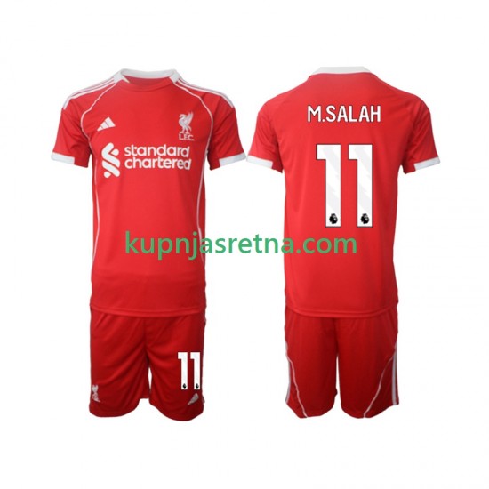 Dječja Domaći Home Dresova Liverpool Mohamed Salah 11 2025-2026 Kratkih Rukava