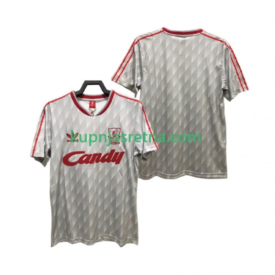 Muškarci Gostujući Away Dresova Liverpool Retro 1989 1991 Kratkih Rukava