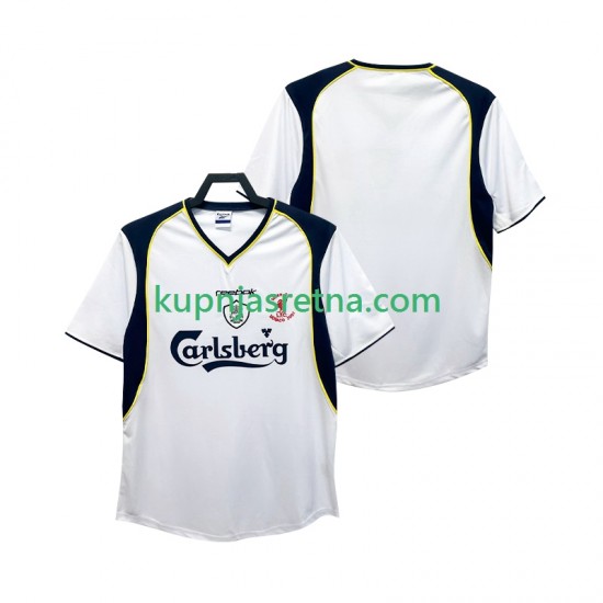 Muškarci Gostujući Away Dresova Liverpool Retro 2001 2002 Kratkih Rukava