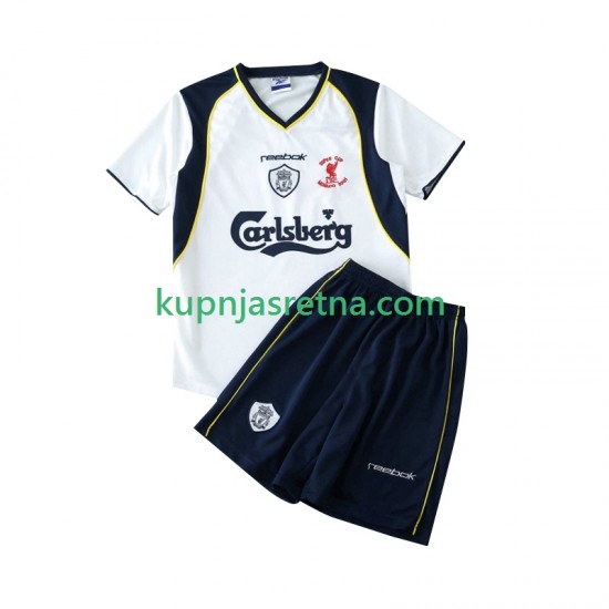 Dječja Gostujući Away Dresova Liverpool Retro LWP 2001 2002 Kratkih Rukava