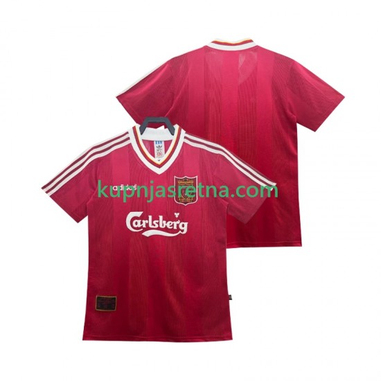 Muškarci Domaći Home Dresova Liverpool Retro 1995 1996 Kratkih Rukava