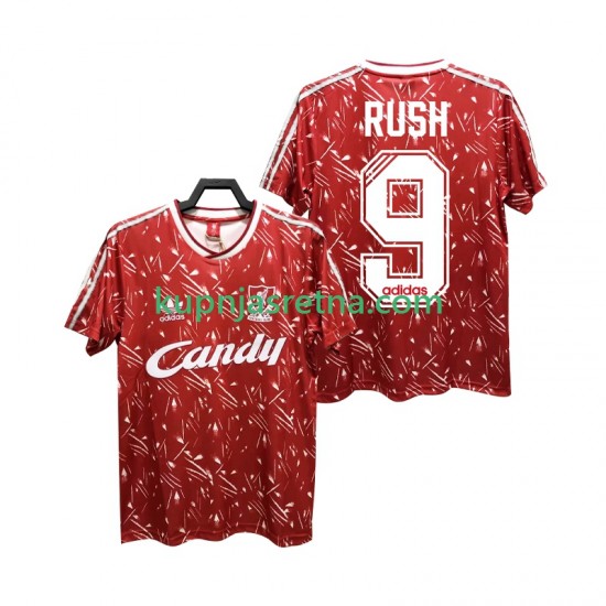 Muškarci Domaći Home Dresova Liverpool Rush 9 Retro 1989 1991 Kratkih Rukava