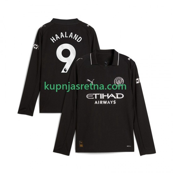 Muškarci Gostujući Away Dresova Manchester City Erling Haaland 9 2025-2026 Dugim Rukavima