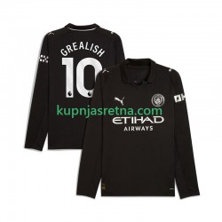 Muškarci Gostujući Away Dresova Manchester City Jack Grealish 10 2025-2026 Dugim Rukavima Muškarci Gostujući Away Dresova Manchester City Jack Grealish 10 2025-2026 Dugim Rukavima