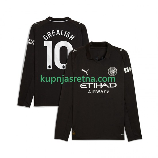 Muškarci Gostujući Away Dresova Manchester City Jack Grealish 10 2025-2026 Dugim Rukavima