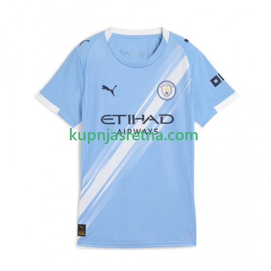 Žene Domaći Home Dresova Manchester City 2025-2026 Kratkih Rukava
