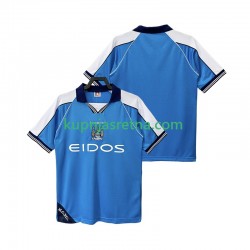 Muškarci Domaći Home Dresova Manchester City Retro 1999 2001 Kratkih Rukava