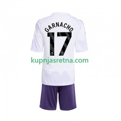 Dječja Gostujući Away Dresova Manchester United Alejandro Garnacho 17 2025-2026 Kratkih Rukava