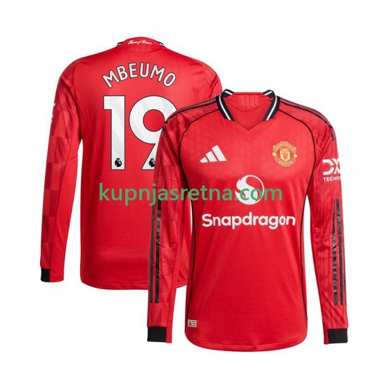 Muškarci Domaći Home Dresova Manchester United Bryan Mbeumo 19 2025-2026 Dugim Rukavima