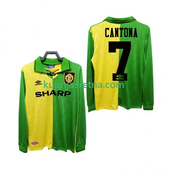 Muškarci Gostujući Away Dresova Manchester United CANTONA 7 Retro 1992 1994 Dugim Rukavima