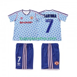 Dječja Gostujući Away Dresova Manchester United CANTONA 7 Retro 1990 1992 Kratkih Rukava