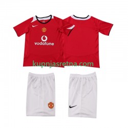 Dječja Domaći Home Dresova Manchester United Retro 2005 2006 Kratkih Rukava