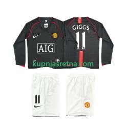 Dječja Gostujući Away Dresova Manchester United GIGGS 11 Retro 2007 2008 Dugim Rukavima Dječja Gostujući Away Dresova Manchester United GIGGS 11 Retro 2007 2008 Dugim Rukavima