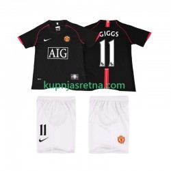 Dječja Gostujući Away Dresova Manchester United GIGGS 11 Retro 2007 2008 Kratkih Rukava Dječja Gostujući Away Dresova Manchester United GIGGS 11 Retro 2007 2008 Kratkih Rukava