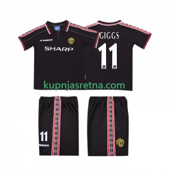 Dječja Gostujući Away Dresova Manchester United GIGGS 11 Retro 1998 1999 Kratkih Rukava