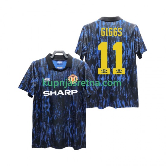 Muškarci Domaći Home Dresova Manchester United GIGGS 11 Retro 1993 Kratkih Rukava
