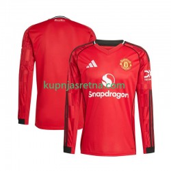 Muškarci Domaći Home Dresova Manchester United 2025-2026 Dugim Rukavima Muškarci Domaći Home Dresova Manchester United 2025-2026 Dugim Rukavima