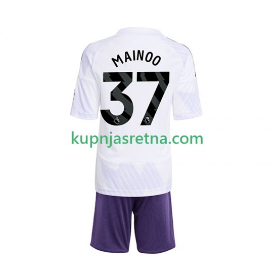 Dječja Gostujući Away Dresova Manchester United Kobbie Mainoo 37 2025-2026 Kratkih Rukava