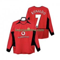Muškarci Domaći Home Dresova Manchester United RONALDO 7 Retro 2002 2004 Dugim Rukavima