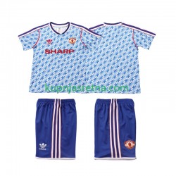 Dječja Gostujući Away Dresova Manchester United Retro 1990 1992 Kratkih Rukava Dječja Gostujući Away Dresova Manchester United Retro 1990 1992 Kratkih Rukava